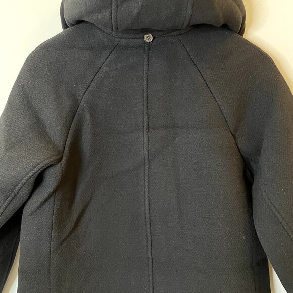 J.Crew Stowe Parka Italian Stadium Cloth Midi City Classic Office CD571 Black 0 - Picture 9 of 16